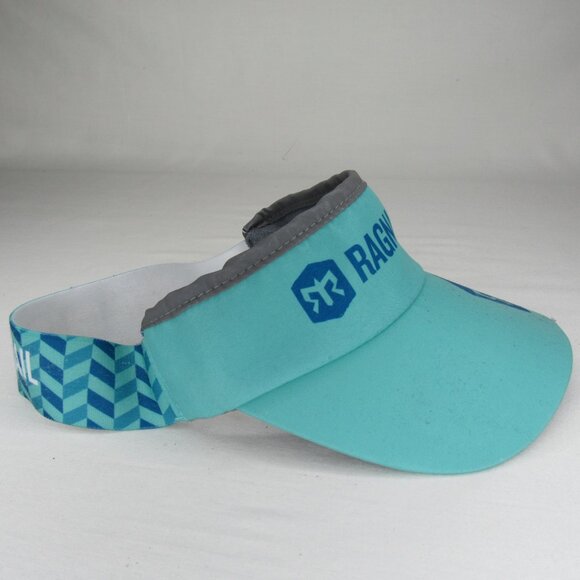 Ragnar Trail Aqua Blue Green Running Visor Boco Gear OS - Picture 4 of 7